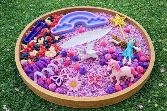 Unicorn Kingdom Pour & Play Sensory Tray Filler Kit