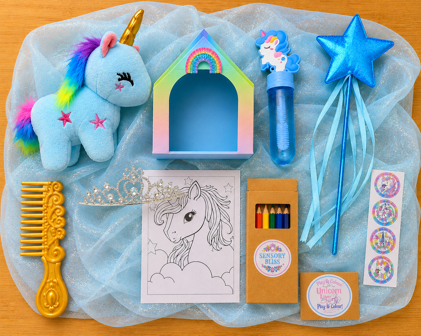 Unicorn Kingdom – Grab & Go Activity Travel Kit