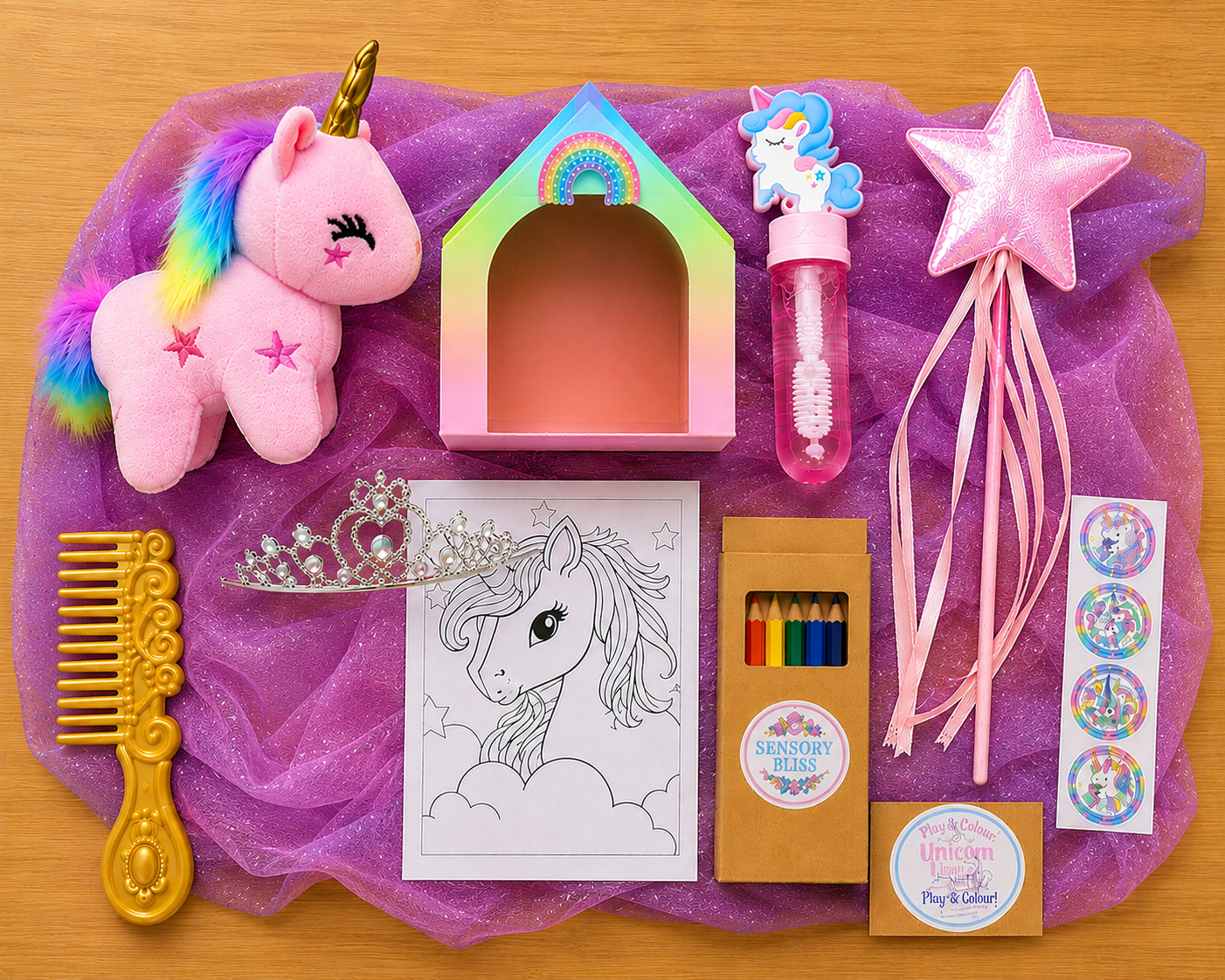Unicorn Kingdom – Grab & Go Activity Travel Kit