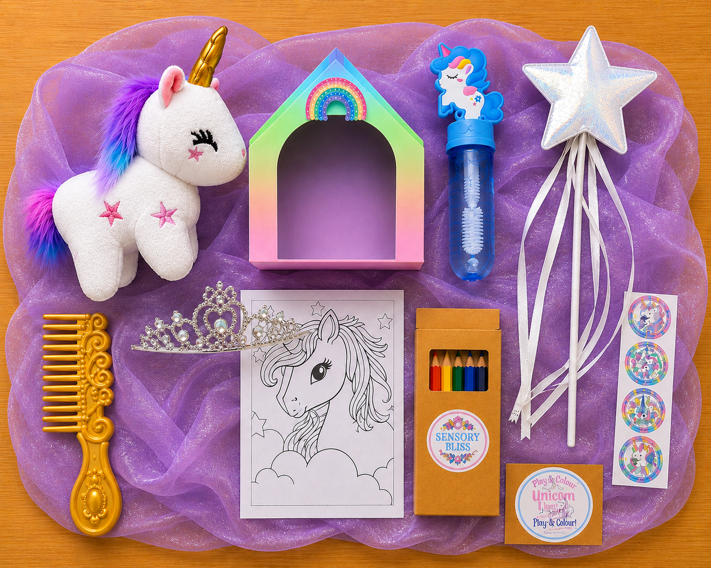 Unicorn Kingdom – Grab & Go Activity Travel Kit