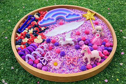 Unicorn Kingdom Pour & Play Sensory Tray Filler Kit
