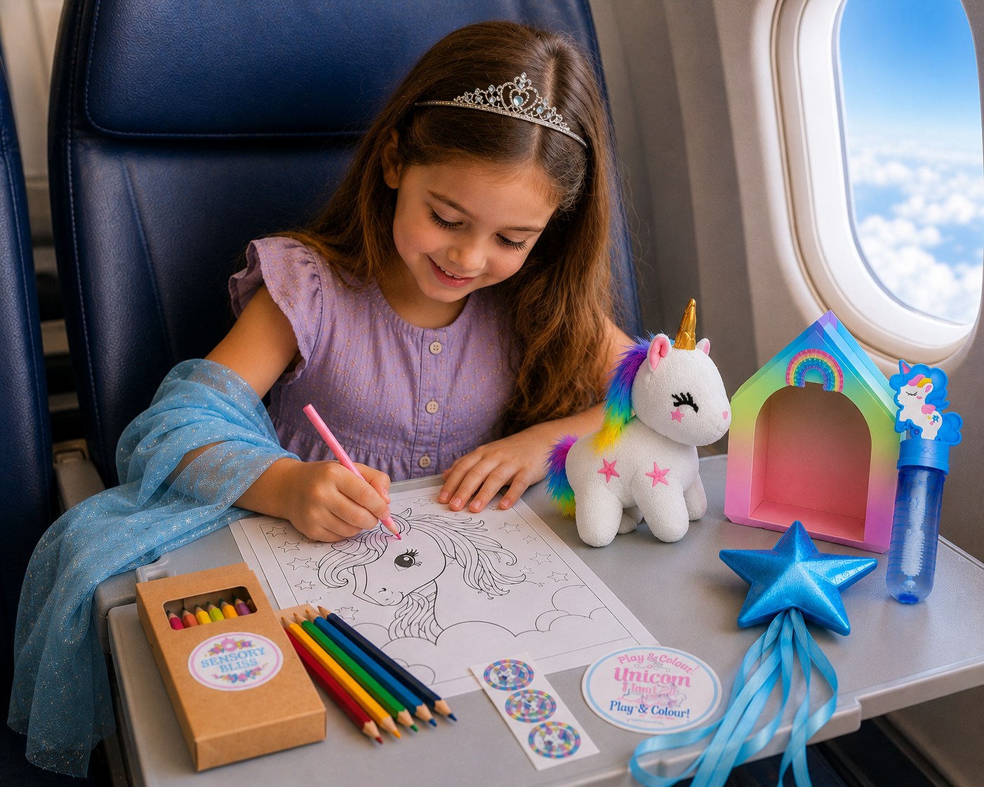 Unicorn Kingdom – Grab & Go Activity Travel Kit