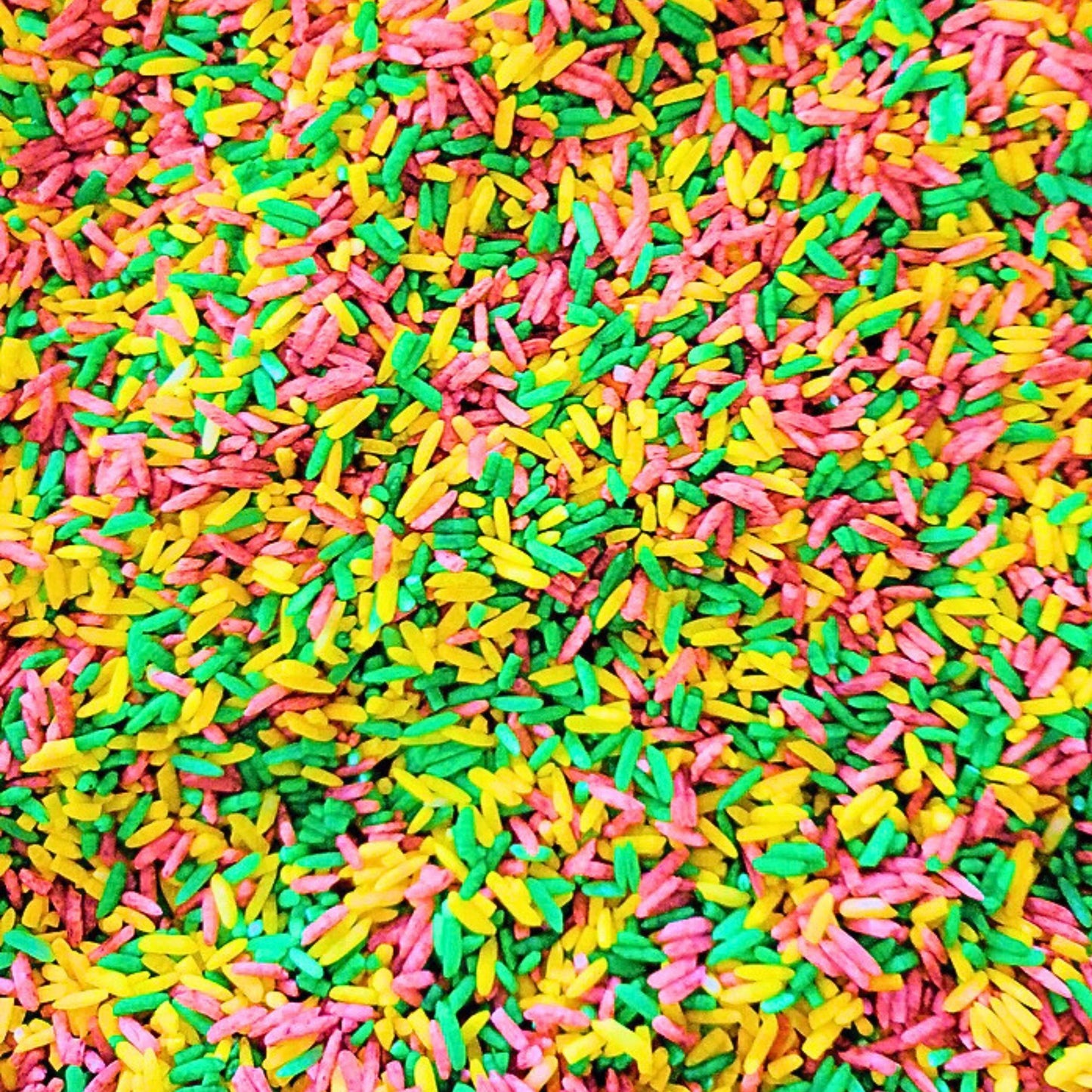 BULK Sensory Play Rice – 1.5kg Mixed Colour Blends