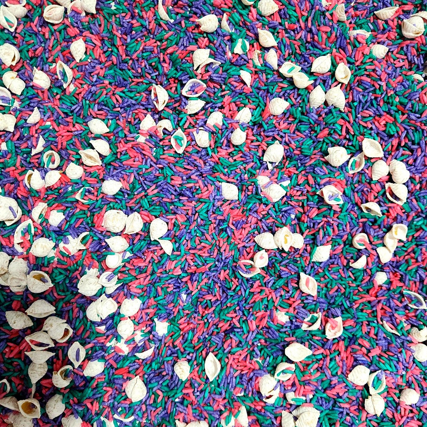 BULK Sensory Play Rice – 1.5kg Mixed Colour Blends